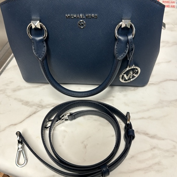 Michael Kors blue Edith satchel NWT - Picture 3 of 9
